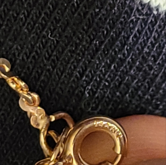 14k Gold Pendant & Sparklin Necklace.  Christian/Catholic Jesus/Bible Quote. 10g - Picture 5 of 7